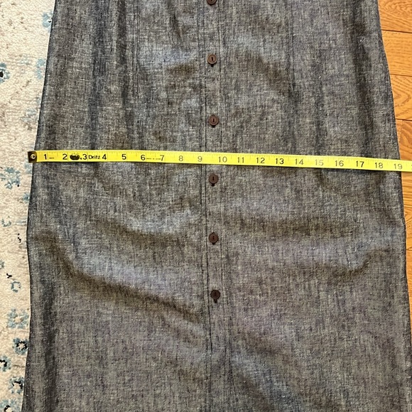 NWT Beautiful Hemp Brown Sleeveless Shirtdress - Picture 8 of 16